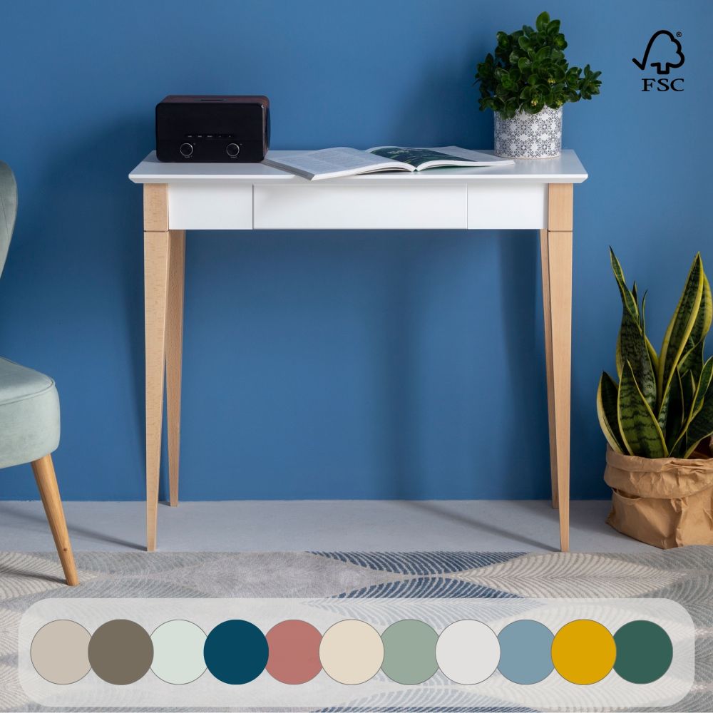 Petit Bureau MIMO 85x40cm Blanc