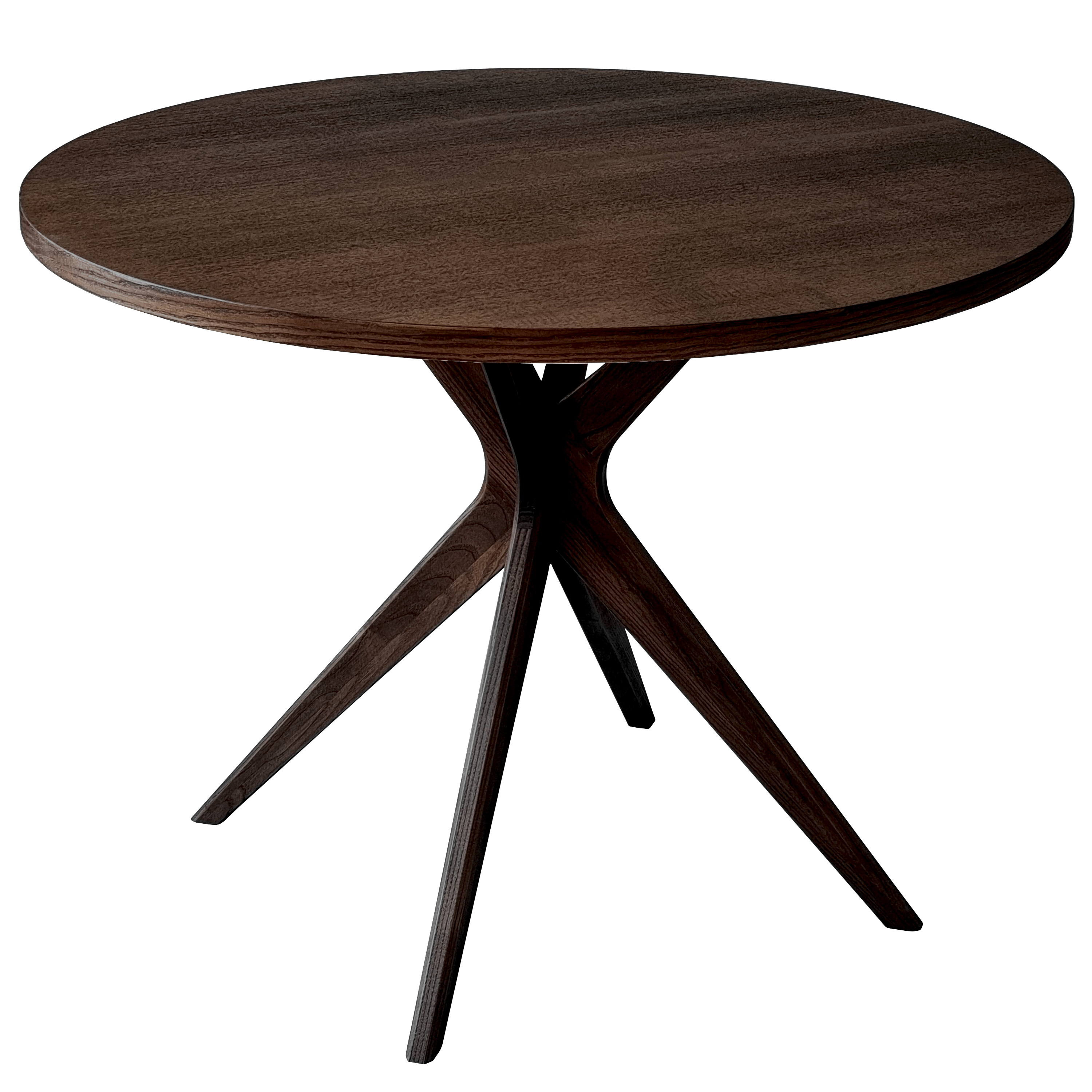 table ronde noyer pour 6 personnes