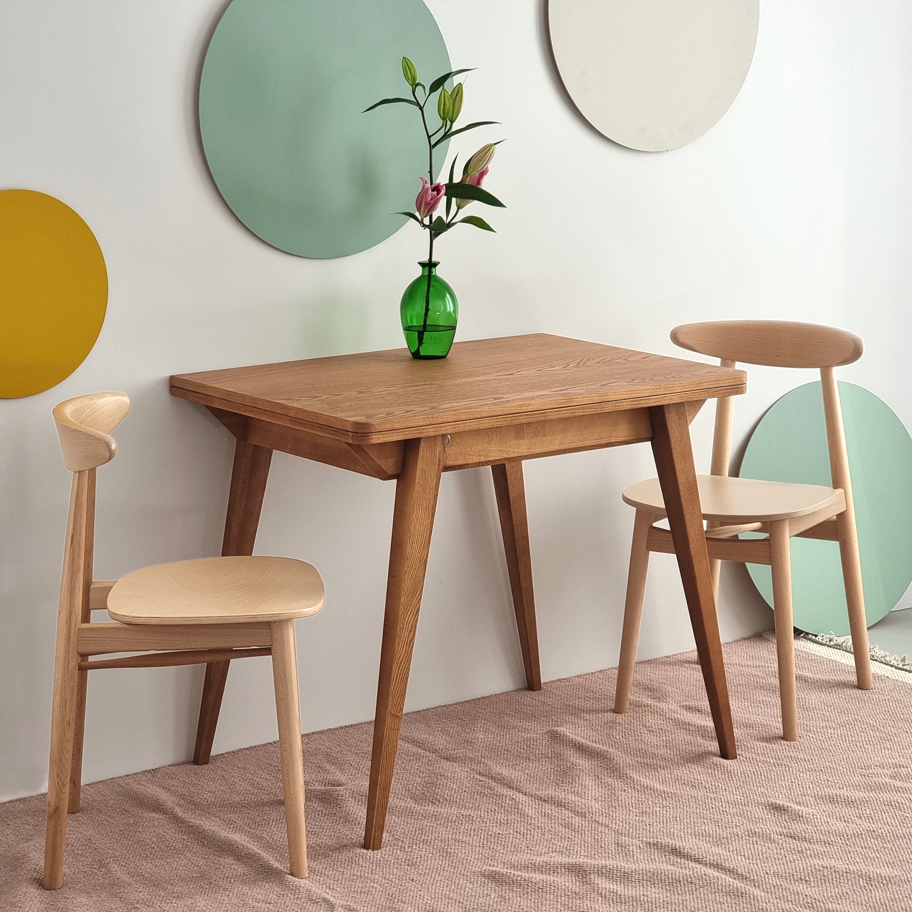 ausziehbarer esstisch eiche