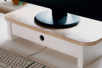 Podstawka Pod Laptopa z Szufladą JUBI 60cm Jesion Czarna