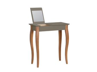 LILLO Dressing Table with Mirror 65x35cm Beaver Brown