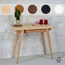 Konsola ENVELOPE Rozkładana 45x90cm jesion