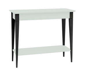 Konsola MIMO z Półką 85x35cm Czarne Nogi Ulotny Miętowy