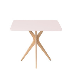 Prostokątny Stół JUBI 55x80cm Jasnoróżowy