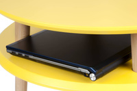 Stolik Kawowy UFO śr. 45cm wys. 61cm Turkus