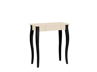 Biurko LILLO 65x40cm Czarne Nogi / Wapień