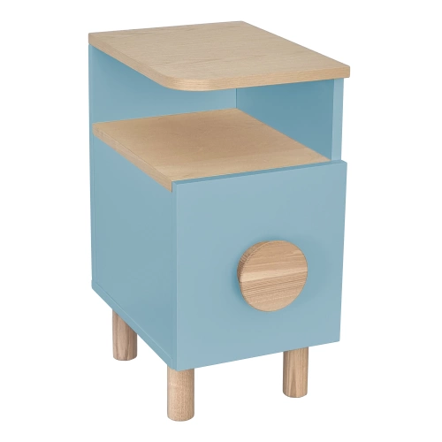 Stolik nocny z szufladą DABI MINI prawy Delikatny Niebieski