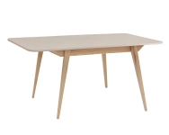 Rozkładany stół jadalniany Envelope BOLD 120x80cm Kawa z Mlekiem, Jesion 