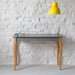 Biurko LILLO 105x40cm Ciemny Koralowy