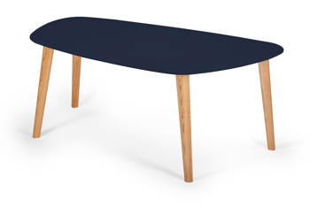 Stolik Kawowy Endocarp 110x66x45cm - Granatowy / Jesion