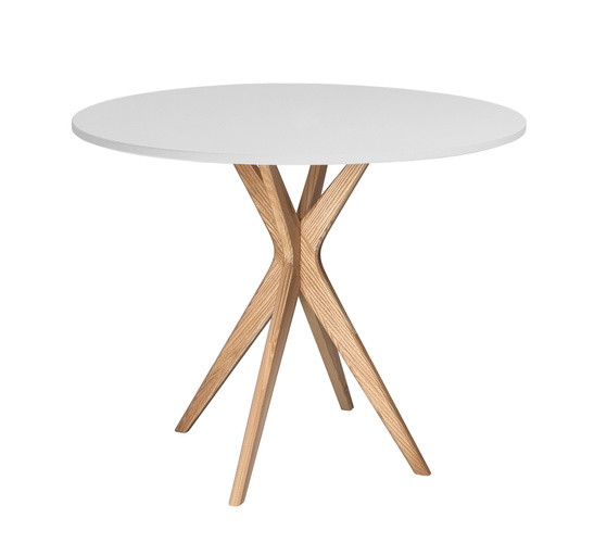 Okrągły Stół JUBI śr. 80cm Jasnoszary