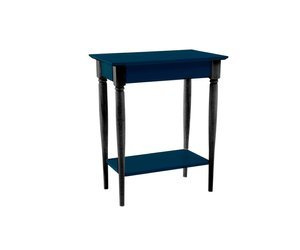 Stolik Typu Konsola MAMO 65x35cm Petrol Blue Czarne Nogi