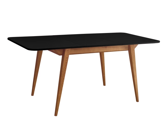 Rozkładany stół jadalniany Envelope BOLD 120x80cm Czarny, Dąb