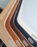 Stół Półowalny JUBI Racetrack 90x90cm Biały