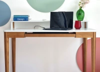 Biurko Ashme Szuflada Klawiaturowa, Jesion Wapień