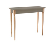 Biurko MAMO z Szufladą 85x40cm - Brązowy / Glina / Beige grey