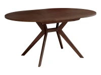 Okrągły rozkładany stół jadalniany 110cm Biju Orzech