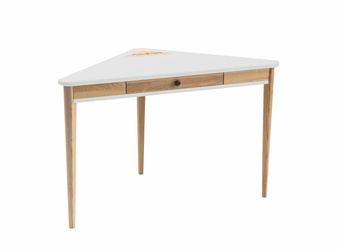 Biurko Narożne ASHME 114x85x85cm - Ulotny miętowy