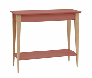 Konsola MIMO z Półką 85x35cm Ciemny Koralowy