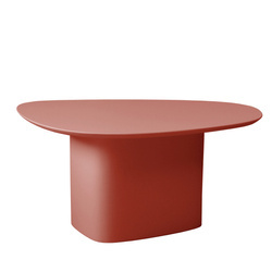 Stolik kawowy Cells Mini 90x55x45cm Ciemny Koralowy