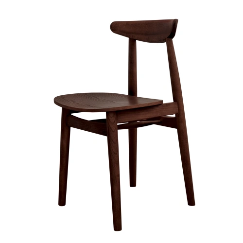 Drewniane krzesło do jadalni Biju Orzechowe