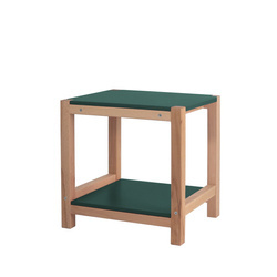 Stolik Pomocnik Stołek TRIVENTI Zielony Butelkowy