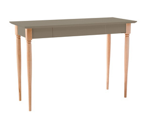 Biurko MAMO z Szufladą 105x40cm – Brązowy / Glina / Beige grey