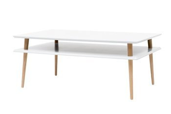Stolik Ława Kawowa KORO HIGH 110x70cm Biały