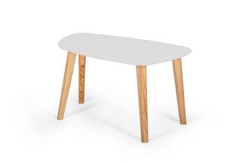 Stolik Kawowy Endocarp 68x41x40cm - Jasnoszary / Jesion
