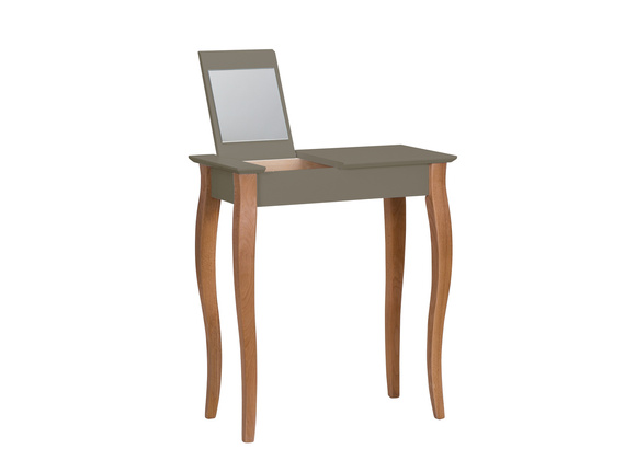 LILLO Dressing Table with Mirror 65x35cm Beaver Brown