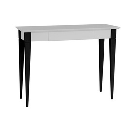 Biurko MIMO z Szufladą - 105x40cm Czarne Nogi / Jasnoszare