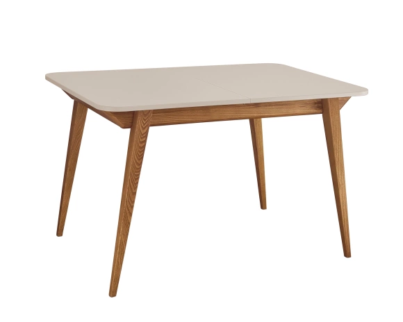 Rozkładany stół jadalniany Envelope BOLD 120x80cm Kawa z Mlekiem, Dąb