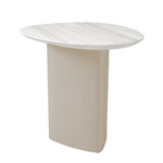 Mały Stolik Cells Mini 50x50x50cm Kawa z Mlekiem Biały Jesion