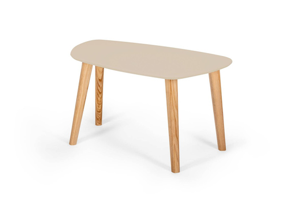 Stolik Kawowy Endocarp 68x41x40cm - Kawa z Mlekiem / Jesion