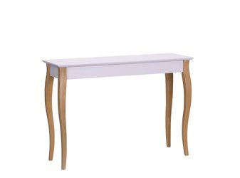 Konsola LILLO 105x35cm  Białe Nogi / Różowa