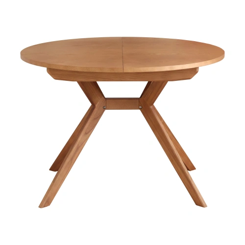 Okrągły rozkładany stół jadalniany 120cm Biju Dąb