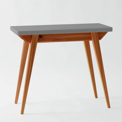 Konsola ENVELOPE Rozkładana 45x90cm Dąb Ciemnoszara