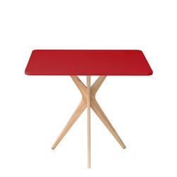 Prostokątny Stół JUBI 55x80cm Czerwony