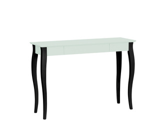 Biurko LILLO 105x40cm Czarne Nogi / Ulotny miętowy