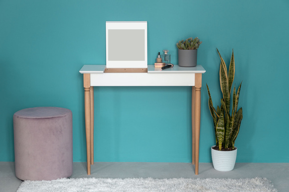 Toaletka MAMO z Lusterkiem 85x35cm Ulotny Miętowy