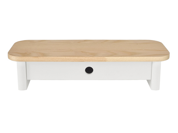 Podstawka Pod Laptopa z Szufladą JUBI 60cm Jesion Biała