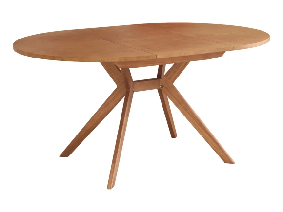 Okrągły rozkładany stół jadalniany 120cm Biju Dąb