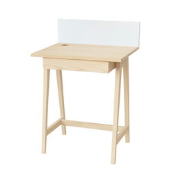 Biurko LUKA 65x50cm z jedną szufladą Jesion