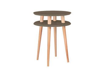 Stolik Kawowy UFO śr. 45cm wys. 61cm Bobrza Glina