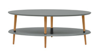 Stolik Kawowy OVO LOW 110x70cm - Ciemnoszary