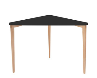 Biurko Narożne NAJA 114 x 85cm Czarne
