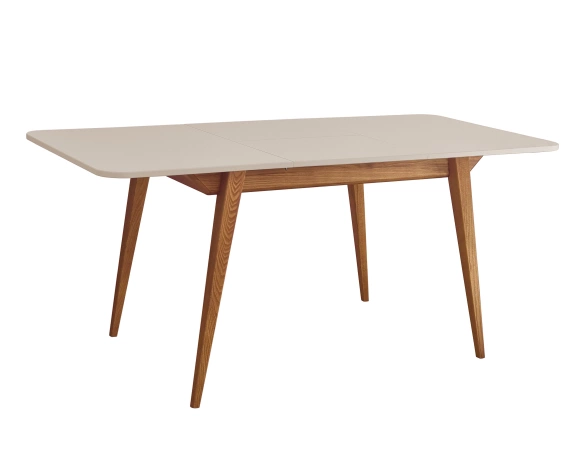 Rozkładany stół jadalniany Envelope BOLD 120x80cm Kawa z Mlekiem, Dąb