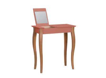 LILLO Dressing Table with Mirror 65x35cm Antique Pink