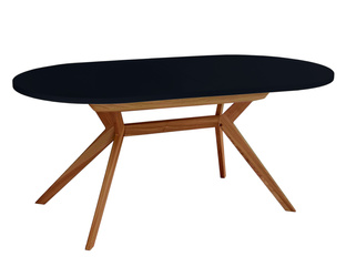 Owalny stół rozkładany Biju Czarny Dąb