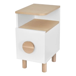 Szafka Nocna z Szufladą DABI MINI Lewa Biała